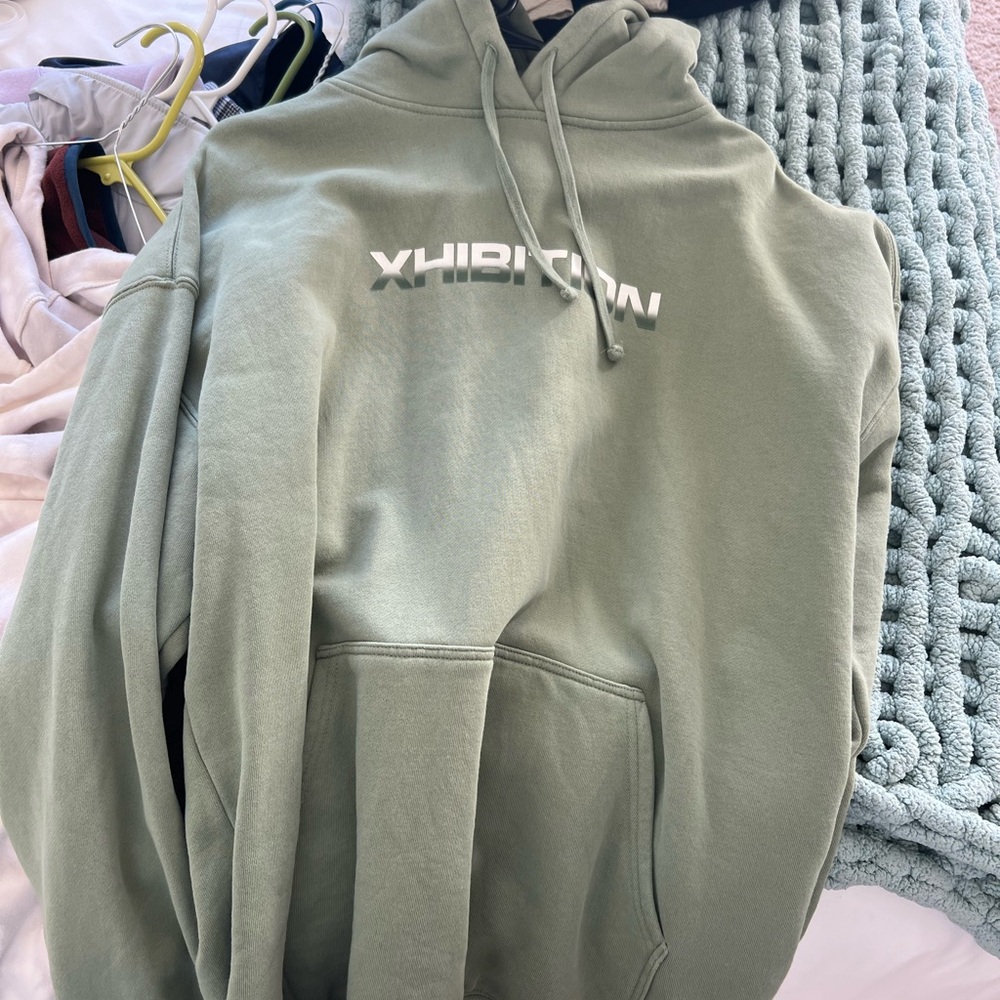 Green Hoodie with Logo